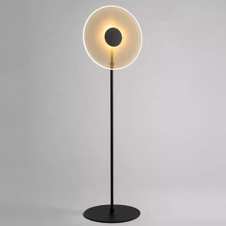Moderne zirkuläre Stehfußlampe