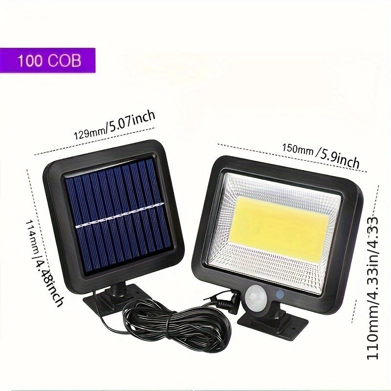 Solarbetriebene Bewegungsmelder-Flutlicht