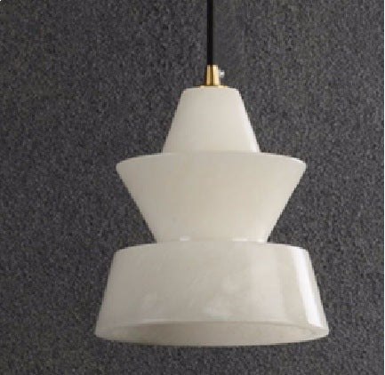 Geschichtete geometrische Pendelleuchte