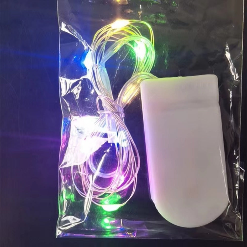 Batteriebetriebene LED Kupferdraht Feenlichter Set mit Steck-Batteriepack