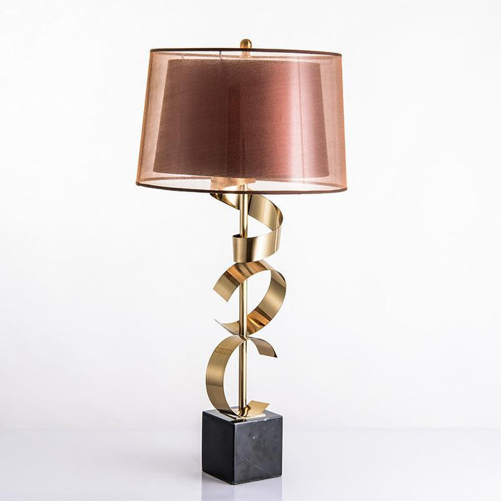 Künstlerische Spiral Tischlampe