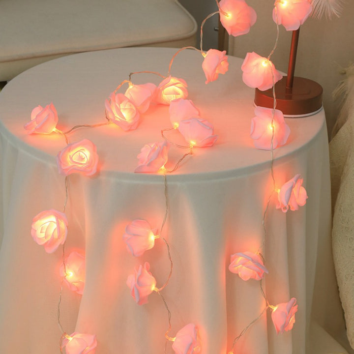 Florale Akzent-Lichterkette