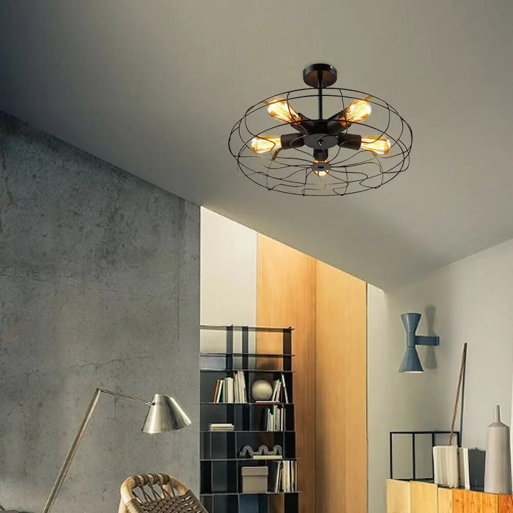 Retro Käfig-Deckenlampe