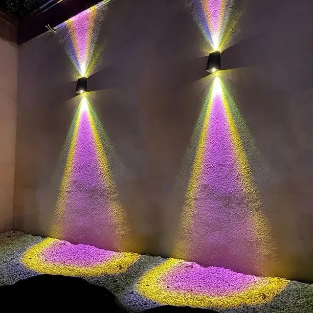 Wasserdichte Solarlichter für außen – LED-Wandleuchten für Garten & Terrasse