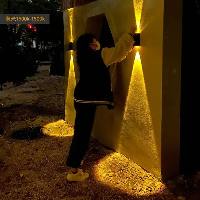 Wasserdichte Solarlichter für außen – LED-Wandleuchten für Garten & Terrasse