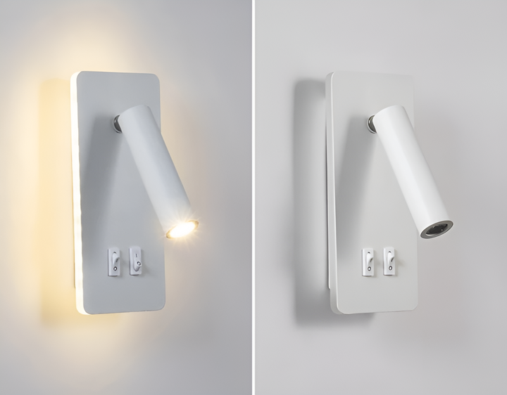 Swivel330 | Minimalistische Zylinder-Wandleuchte – Einstellbare 330° drehbare LED-Wandleuchte