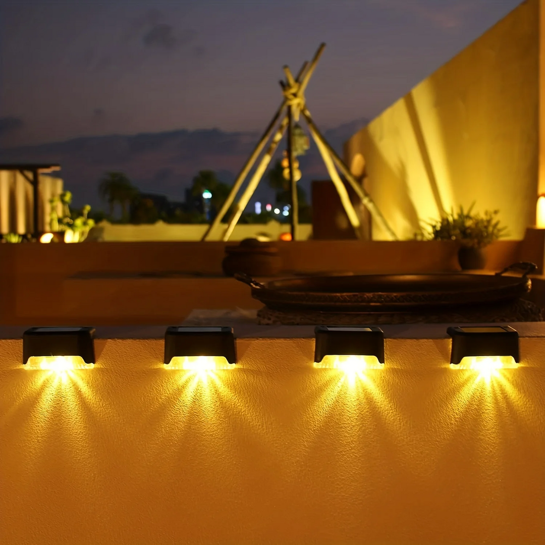 Outdoor Solar Zaunlichter LED Wandmontiert