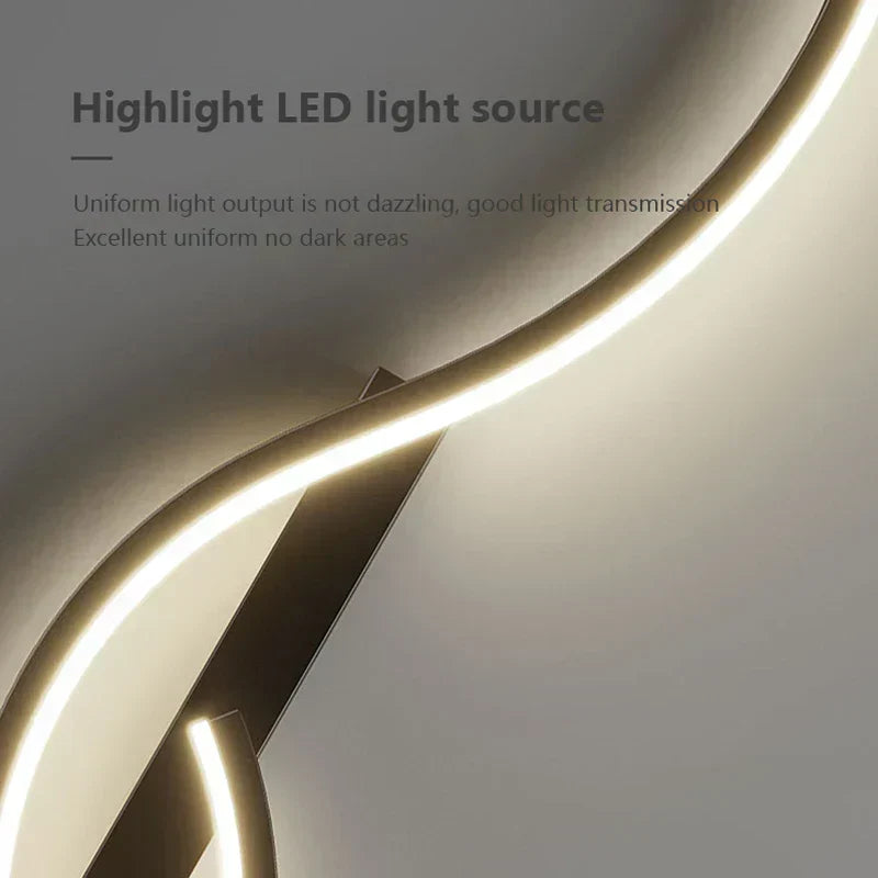 LED Lounge Wandleuchten – Dimmbare Silikon-Wandlampe für Schlafzimmer, Wohnzimmer und Flur, moderne Beleuchtungslösung für das Zuhause