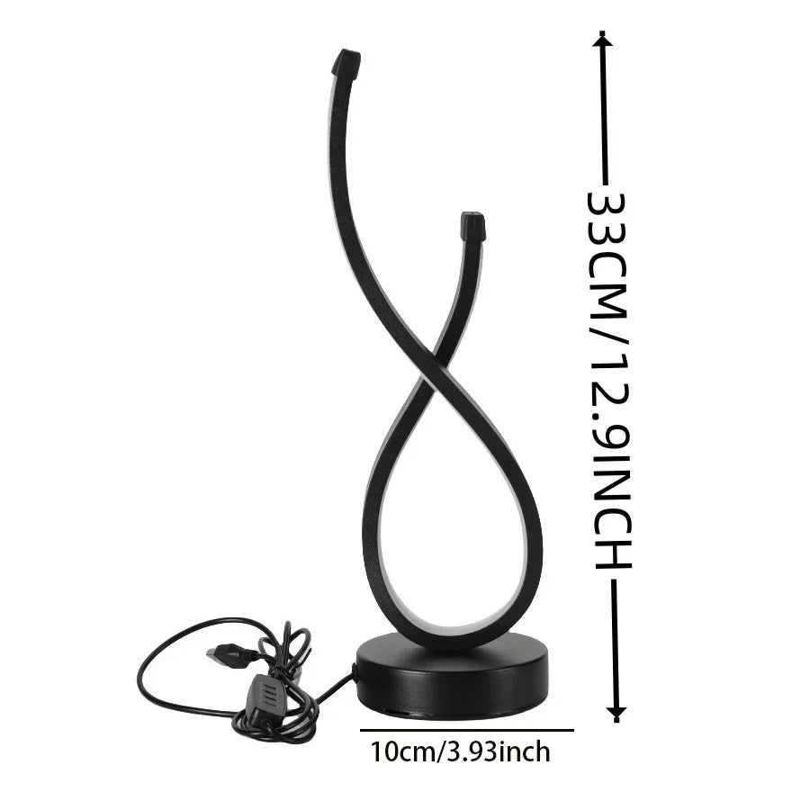 Lumoara LED Tischlampe | Dimmbar | 3 Lichtfarben | Modernes Design