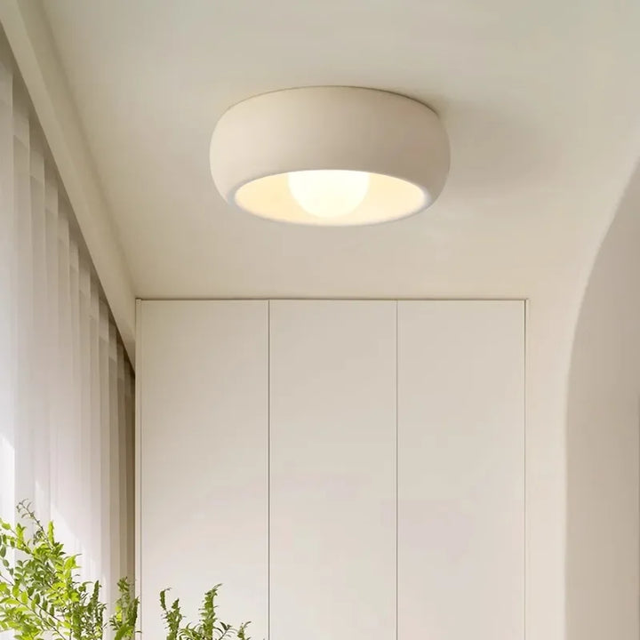 Japanische Wabi-Sabi Runde Deckenlampe LED