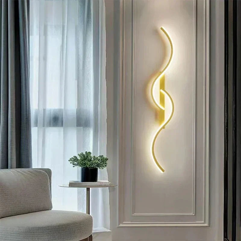 LED Lounge Wandleuchten – Dimmbare Silikon-Wandlampe für Schlafzimmer, Wohnzimmer und Flur, moderne Beleuchtungslösung für das Zuhause