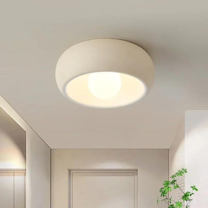 Japanische Wabi-Sabi Runde Deckenlampe LED