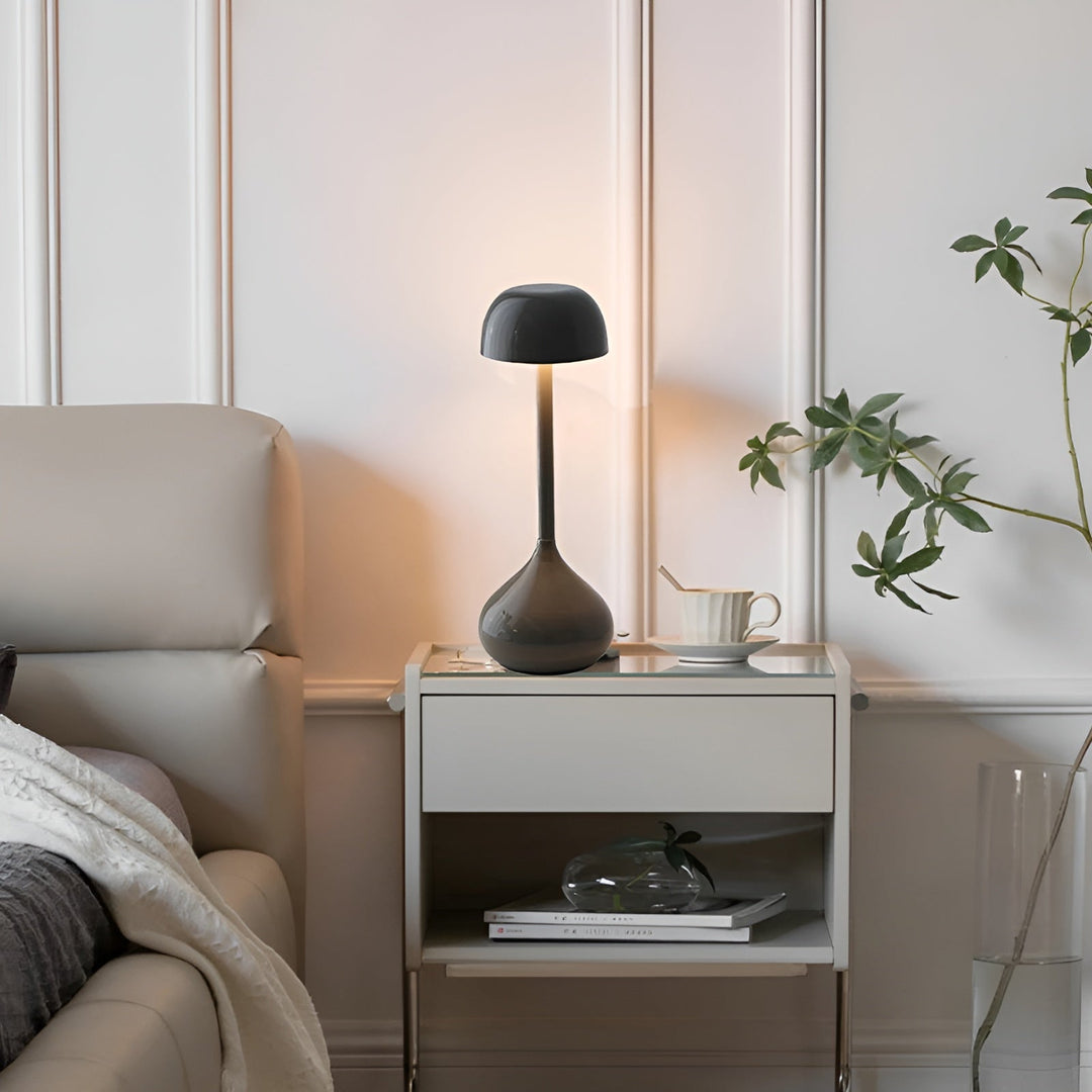 LumiTouch Drahtlose LED Tischlampe Elegant, Dimmbar und Modern
