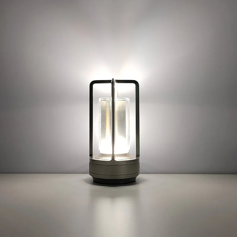 Tragbare kabellose LED-Laterne mit Lade station