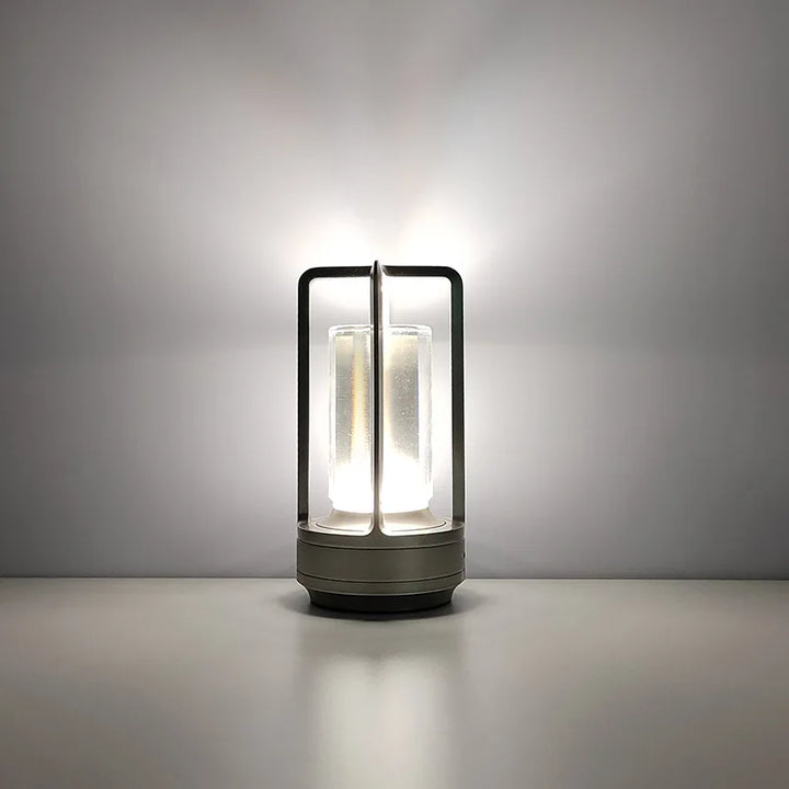 Tragbare kabellose LED-Laterne mit Lade station