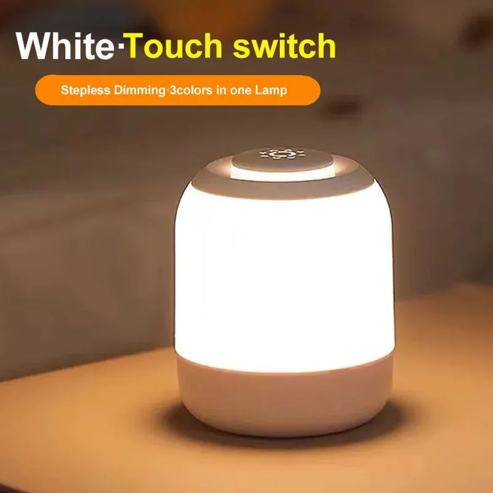 LUMINA TOUCH LED Tischlampe | Tragbar & Dimmbar | Touch-Steuerung | Für Schlafzimmer & Kinderzimmer