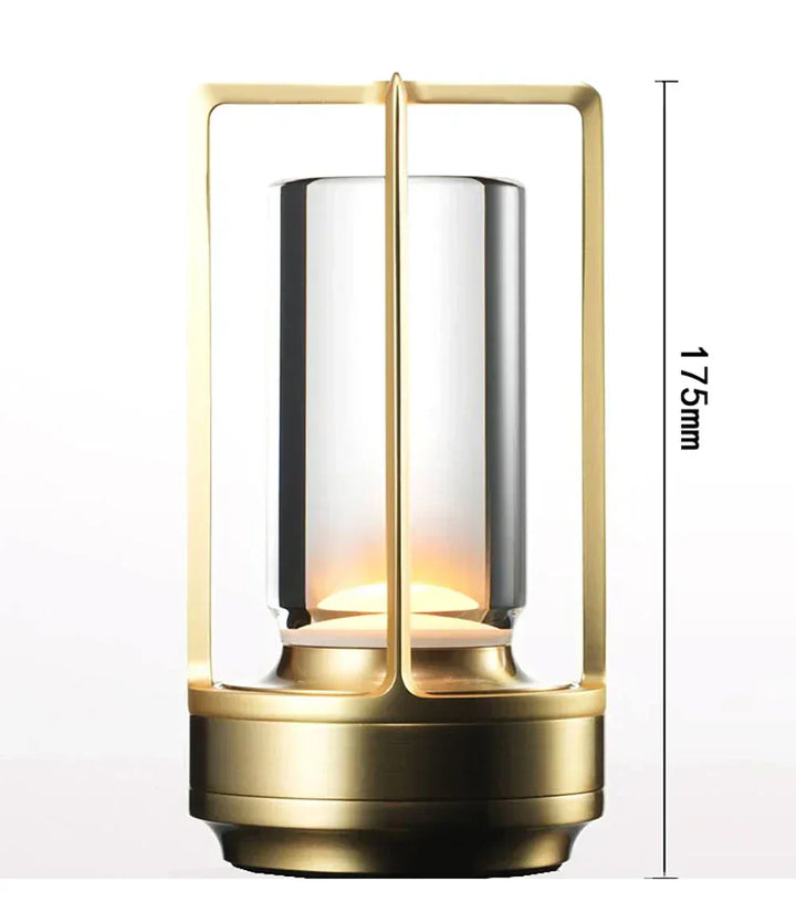 Wiederaufladbare drahtlose LuxuryGlow Tischlampe - Elegante drahtlose Lampe für jede Stimmung