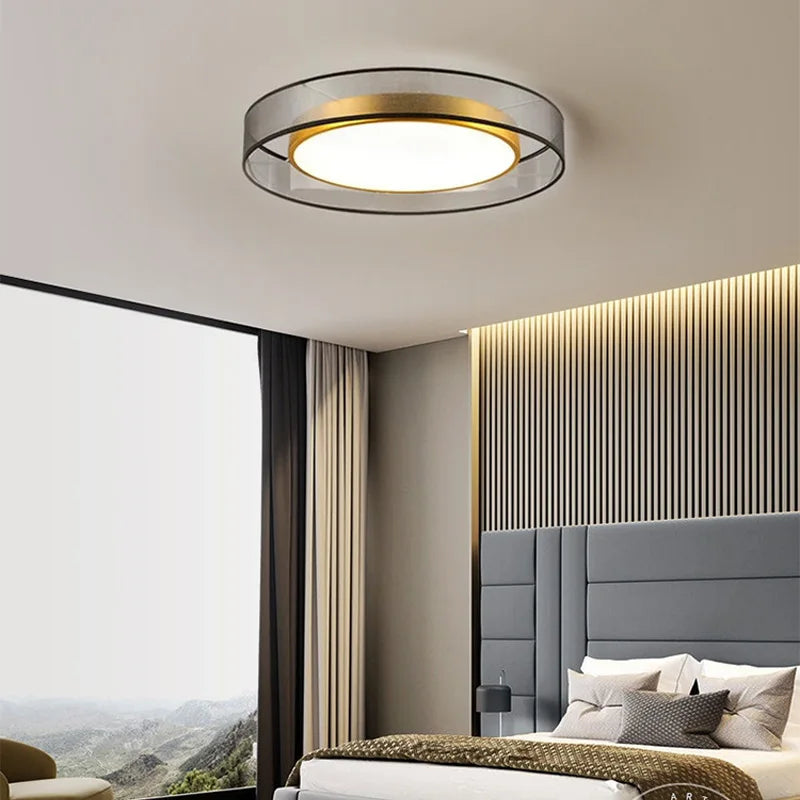 Moderne Runde Deckenlampe LED Dimmbar