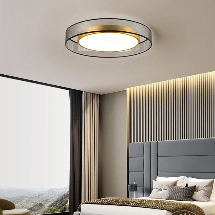 Moderne Runde Deckenlampe LED Dimmbar