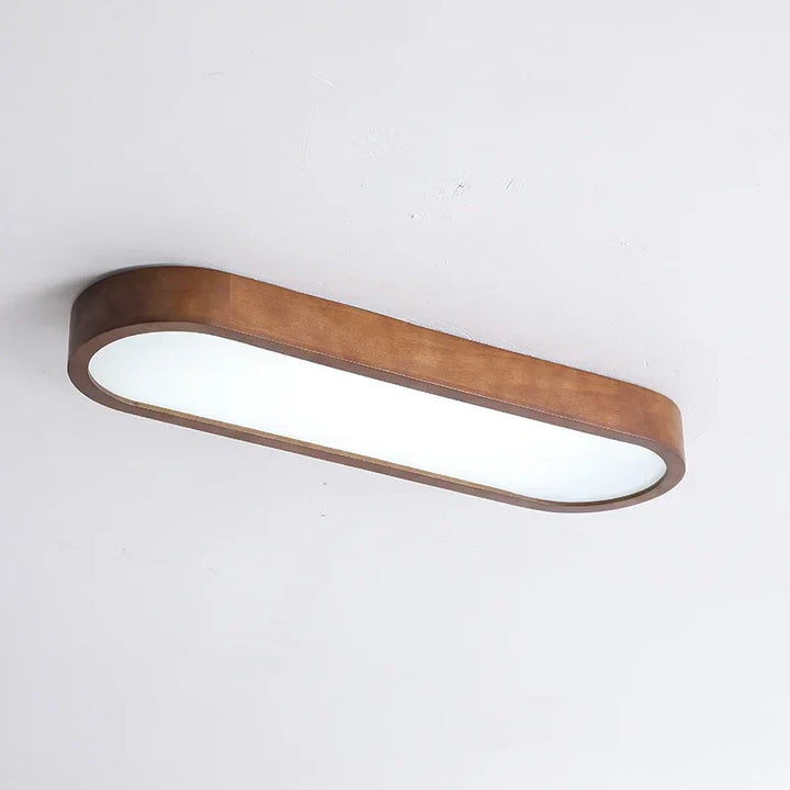 Energiesparende Holz-LED-Deckenlampe