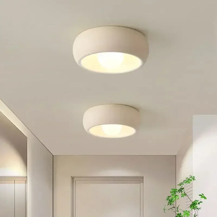 Japanische Wabi-Sabi Runde Deckenlampe LED