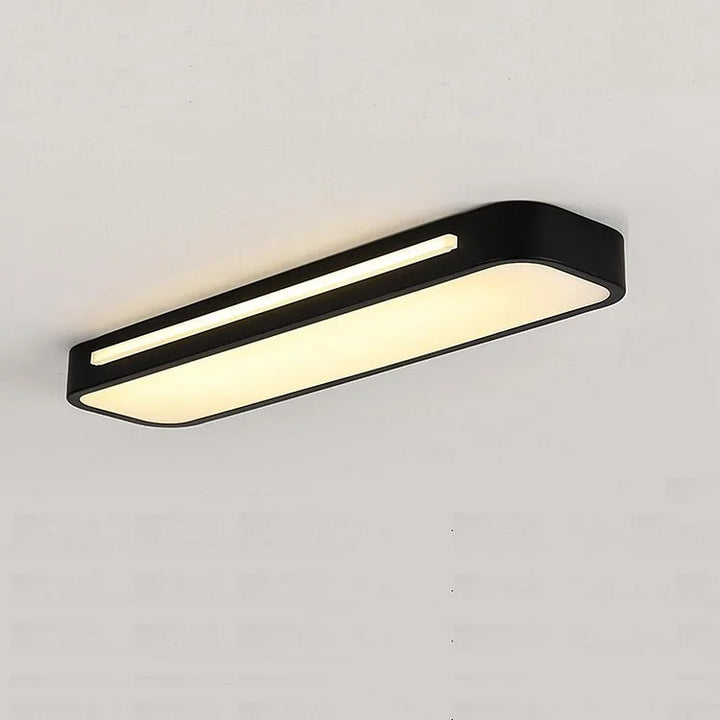 Minimalistische LED-Deckenlampe aus Eisen und Acryl
