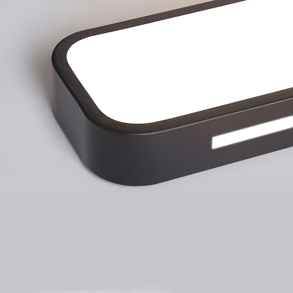 Minimalistische LED-Deckenlampe aus Eisen und Acryl