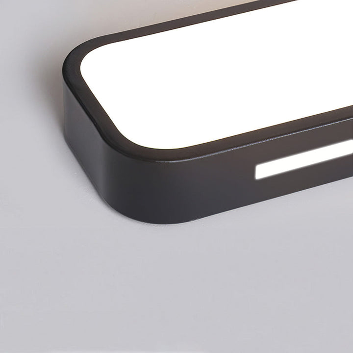 Minimalistische LED-Deckenlampe aus Eisen und Acryl