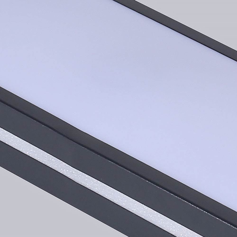 Minimalistische LED-Deckenlampe aus Eisen und Acryl