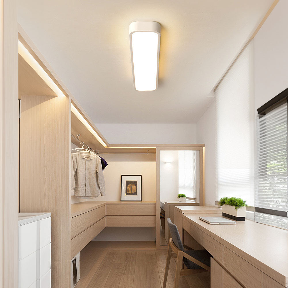 Minimalistische LED-Deckenlampe aus Eisen und Acryl