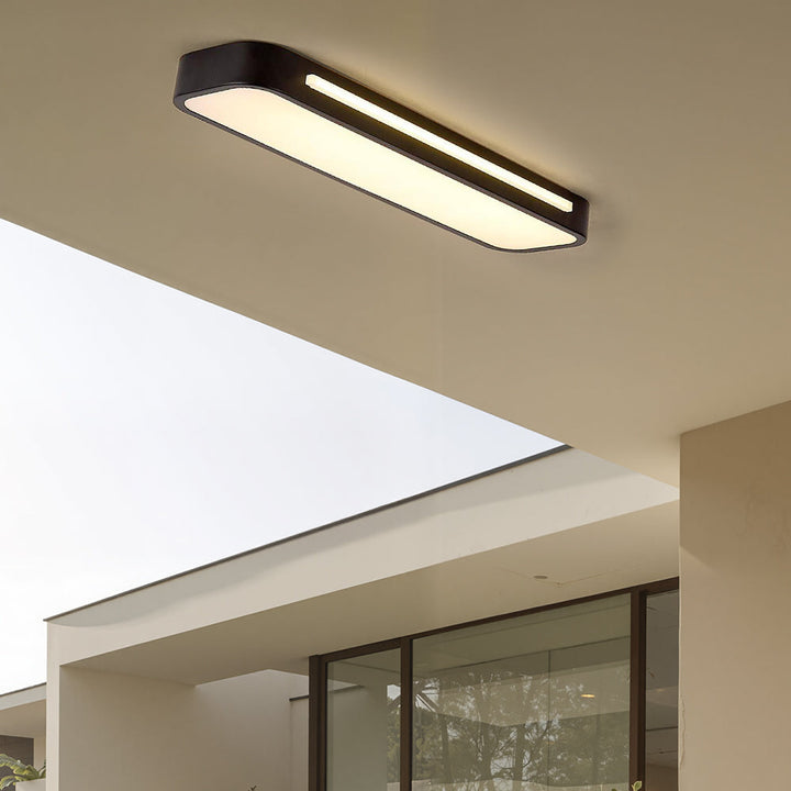Minimalistische LED-Deckenlampe aus Eisen und Acryl