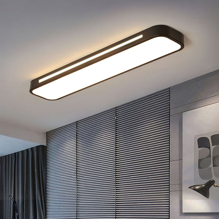 Minimalistische LED-Deckenlampe aus Eisen und Acryl