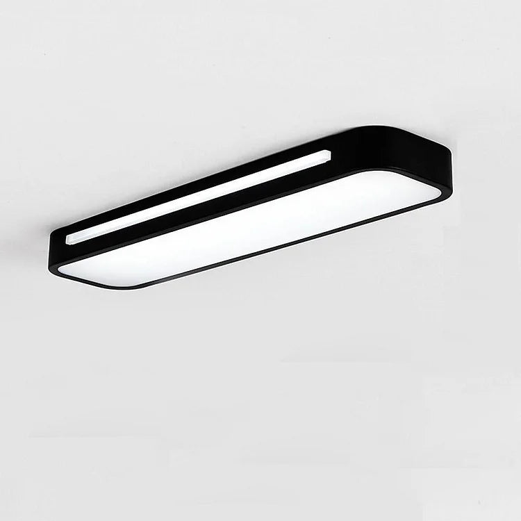 Minimalistische LED-Deckenlampe aus Eisen und Acryl