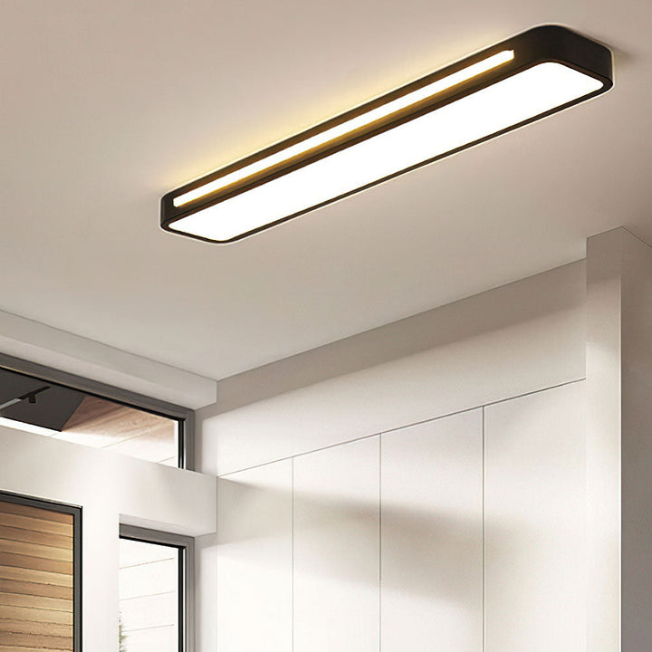 Minimalistische LED-Deckenlampe aus Eisen und Acryl