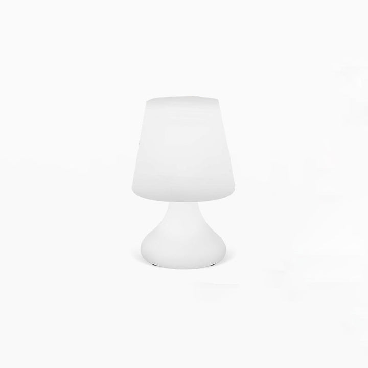 Moderne Minimalistische PE Becherform USB LED Tischlampe Nachtlicht für Außenpatio