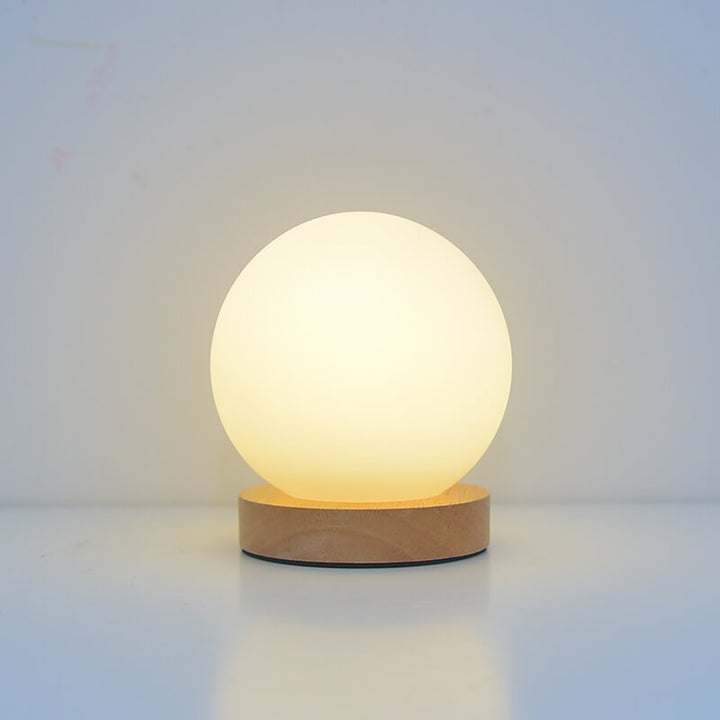 Moderne Minimalistische Runde USB Aufladbare LED Nachtlicht Tischlampe