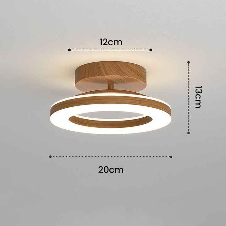 Runde Deckenlampe LED Acryl für Flur und Eingang
