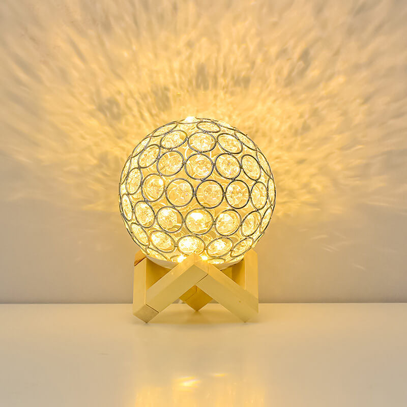 Moderne Minimalistische Runde USB Aufladbare LED Nachtlicht Tischlampe
