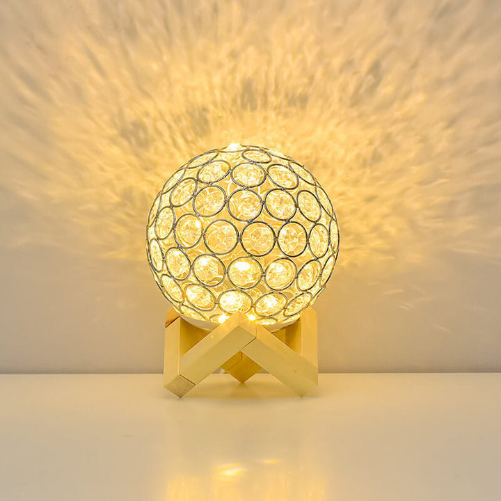 Moderne Minimalistische Runde USB Aufladbare LED Nachtlicht Tischlampe
