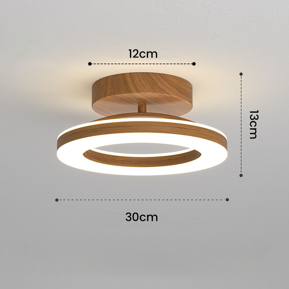 Runde Deckenlampe LED Acryl für Flur und Eingang