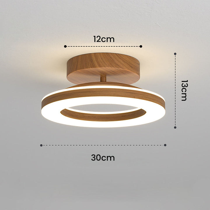 Runde Deckenlampe LED Acryl für Flur und Eingang