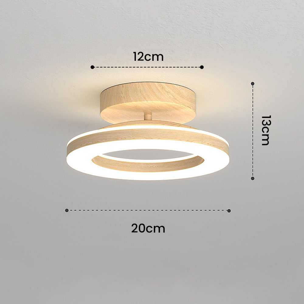 Runde Deckenlampe LED Acryl für Flur und Eingang