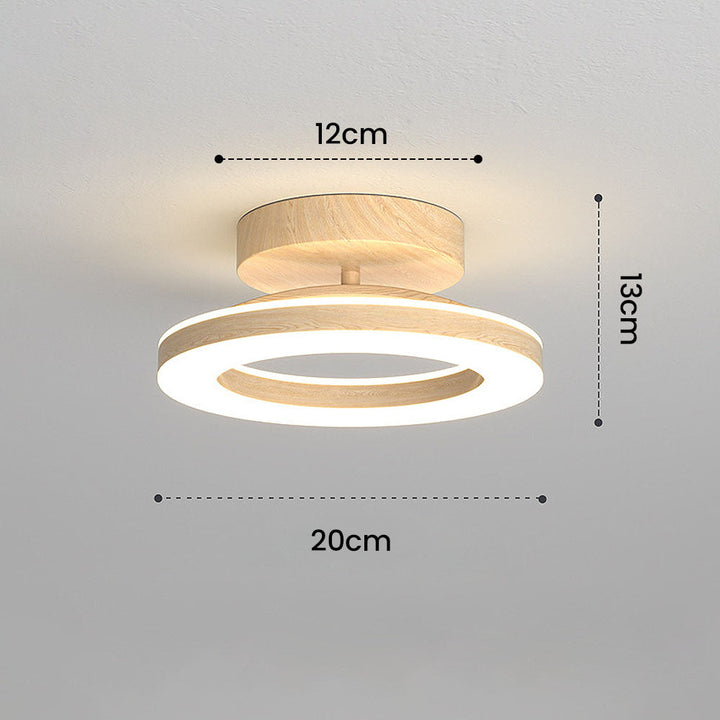 Runde Deckenlampe LED Acryl für Flur und Eingang