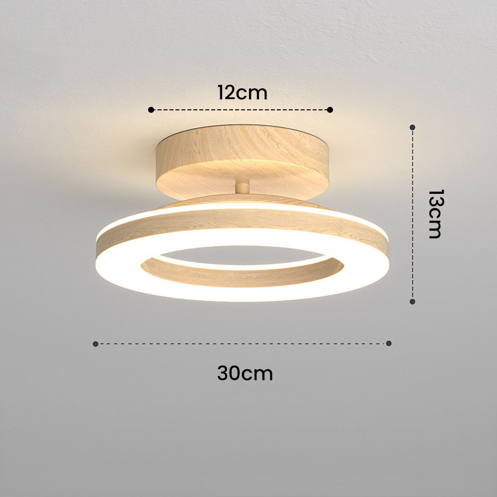 Runde Deckenlampe LED Acryl für Flur und Eingang