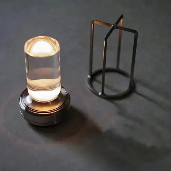 Tragbare kabellose LED-Laterne mit Lade station