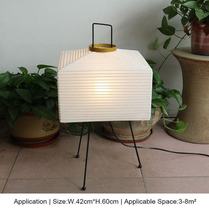 Japanische kreative Papier Stehlampe mit Stativ