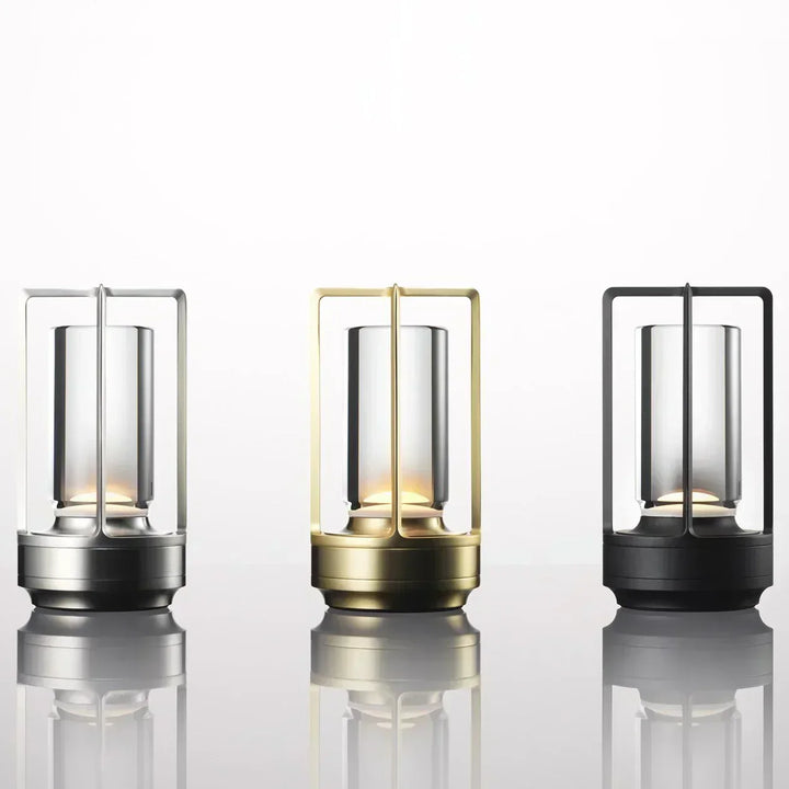 Tragbare kabellose LED-Laterne mit Lade station
