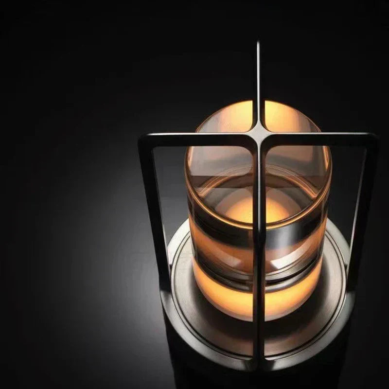 Tragbare kabellose LED-Laterne mit Lade station