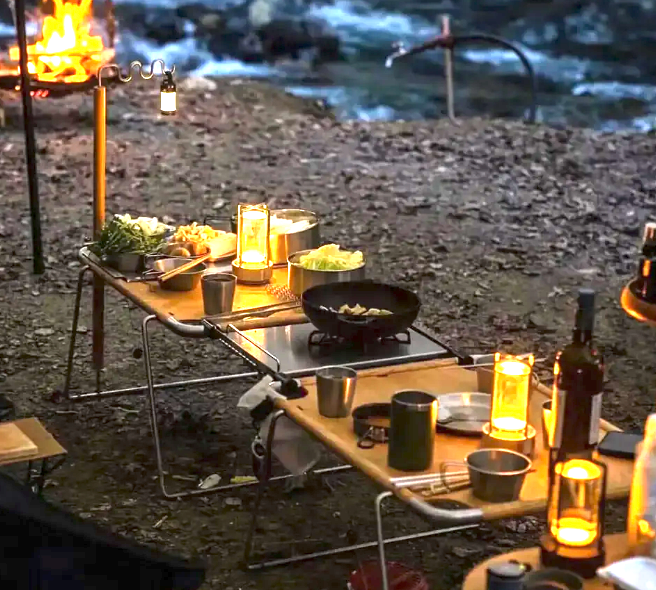 Wiederaufladbare drahtlose LuxuryGlow Tischlampe - Elegante drahtlose Lampe für jede Stimmung