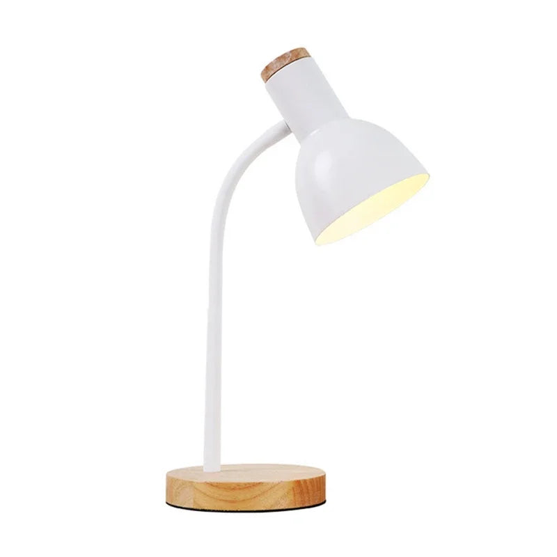 Herbst- und Winterbeleuchtung | Nordeuropäische kreative Holzkunst Eisen LED-Schreibtischlampe - Moxie